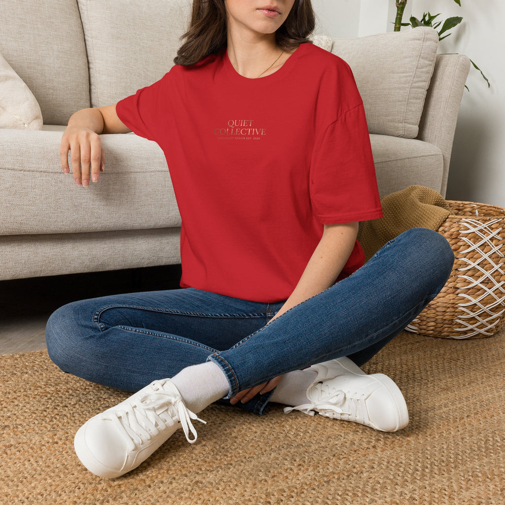 Quiet Collective T-Shirt — Minimalist Relaxed Graphic Tee