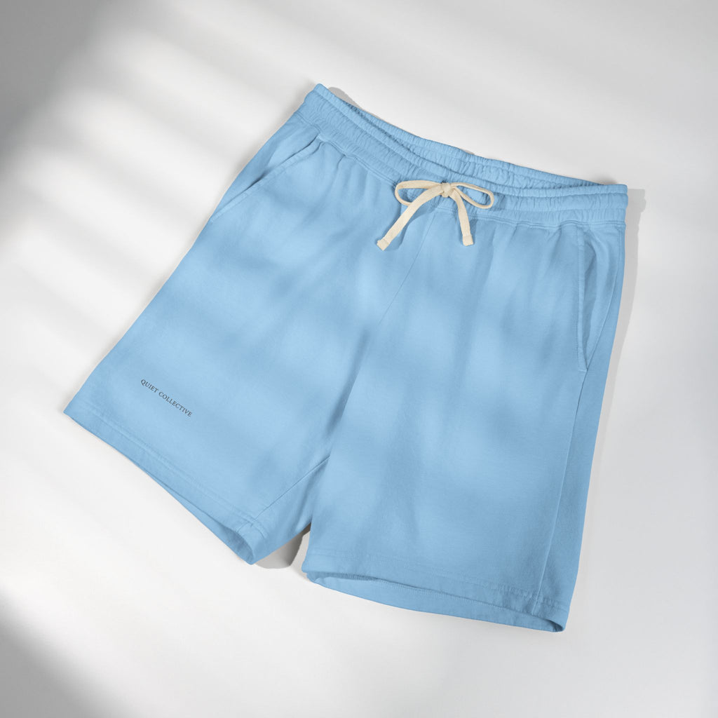 Lightweight Fleece Sweat Shorts — Garment-Dyed Casual Lounge Shorts
