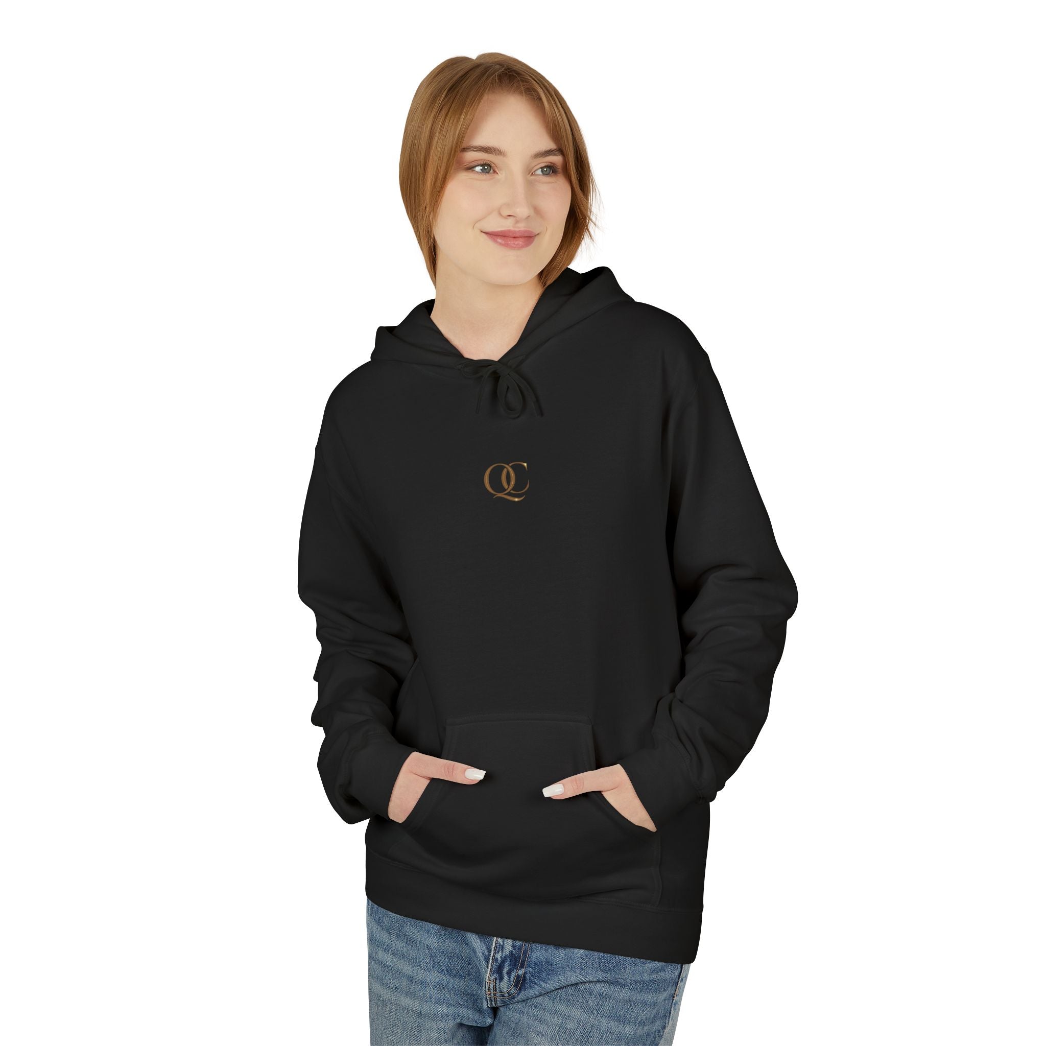 Minimal Tiny Cross Hoodie – Subtle Faith Graphic Pullover