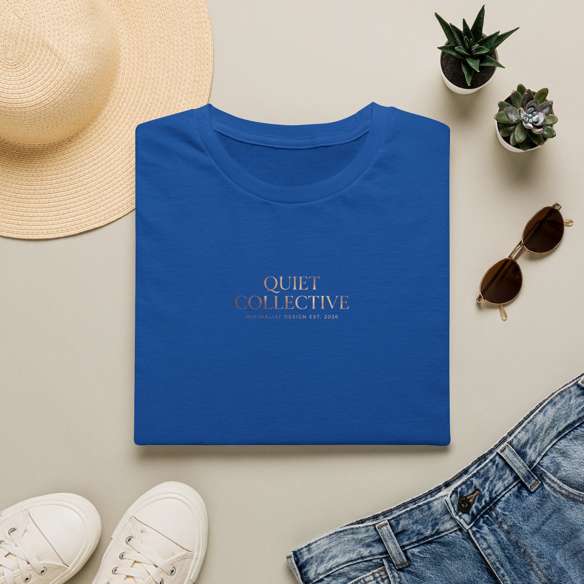Quiet Collective T-Shirt — Minimalist Relaxed Graphic Tee