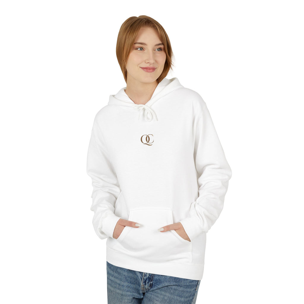Minimal Tiny Cross Hoodie – Subtle Faith Graphic Pullover