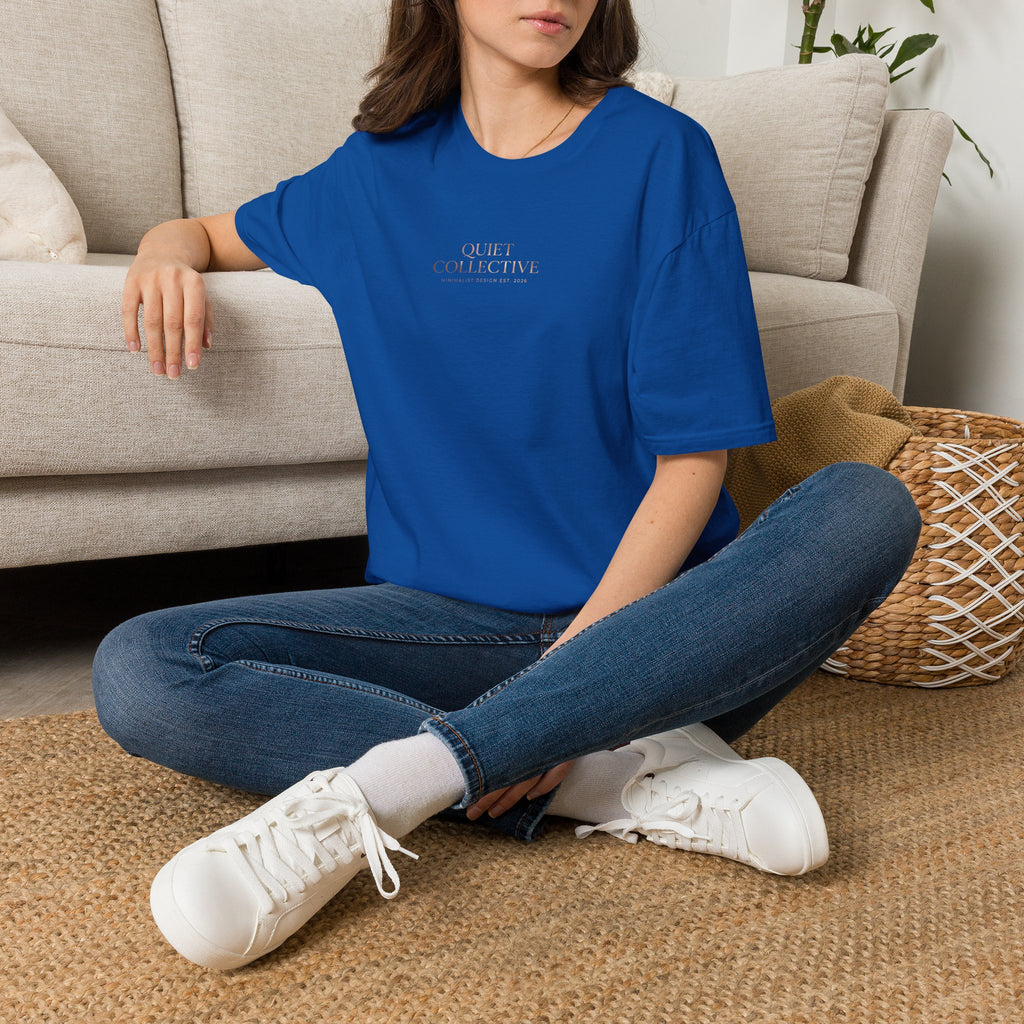 Quiet Collective T-Shirt — Minimalist Relaxed Graphic Tee