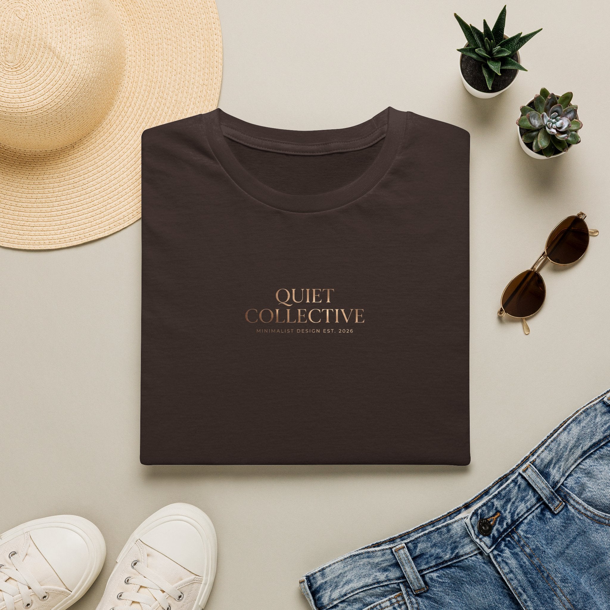 Quiet Collective T-Shirt — Minimalist Relaxed Graphic Tee