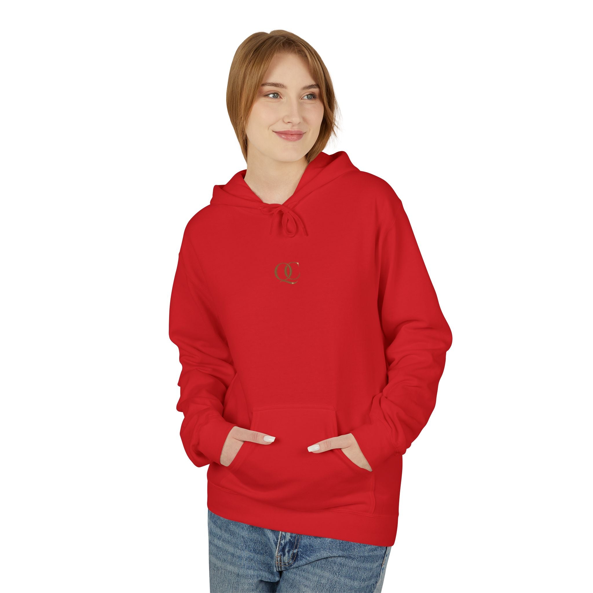 Minimal Tiny Cross Hoodie – Subtle Faith Graphic Pullover