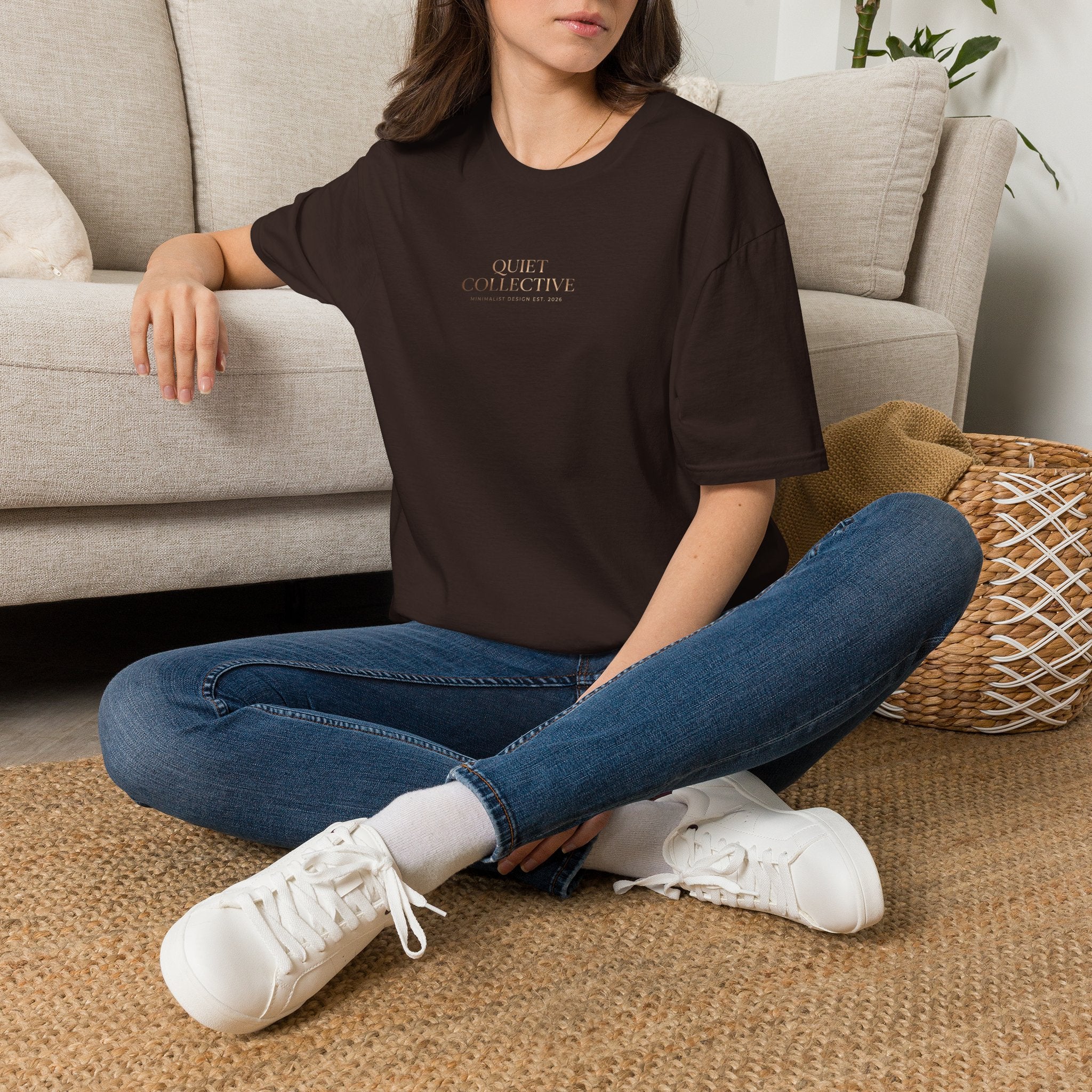 Quiet Collective T-Shirt — Minimalist Relaxed Graphic Tee