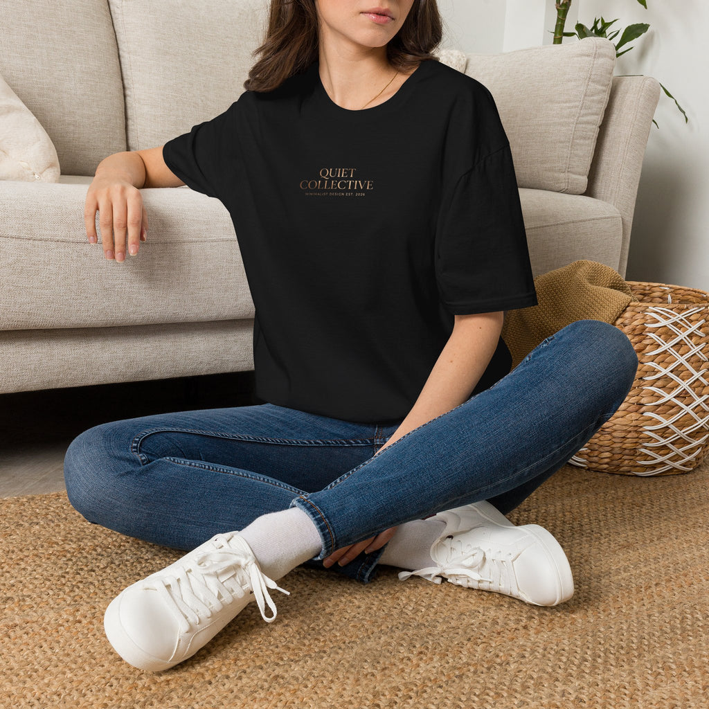Quiet Collective T-Shirt — Minimalist Relaxed Graphic Tee