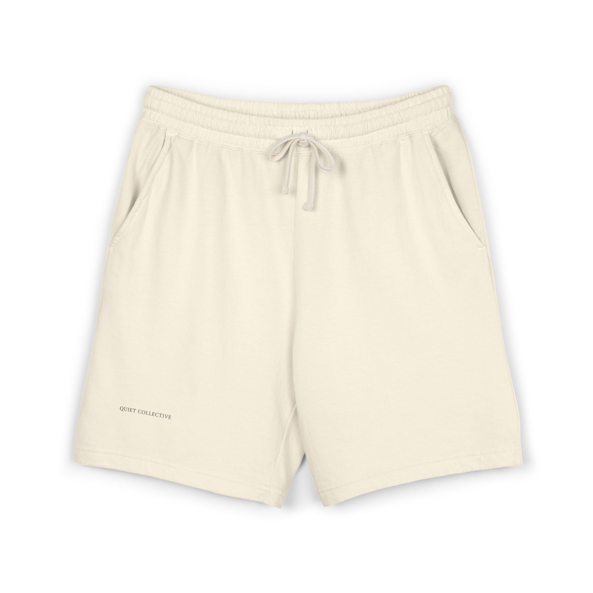 Lightweight Fleece Sweat Shorts — Garment-Dyed Casual Lounge Shorts